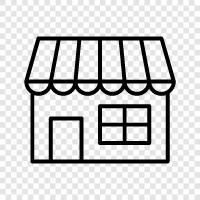 shop, department store, clothing store, toy store icon svg