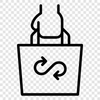 Shopping Bag, Shopping Bag Holder, Shopping Bag Rack, Shopping Bag Tote icon svg