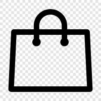 Alışveriş çantaları, alışveriş çantası malzemeleri, alışveriş çantası aksesuarları, alışveriş çantası ikon svg