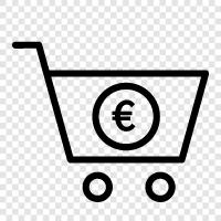 Warenkorb, Einkaufswagen Software, OnlineShopping, ECommerce symbol