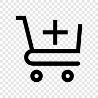 shopping, groceries, food, cart icon svg