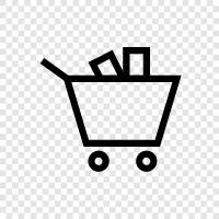 shopping, groceries, delivery, online icon svg