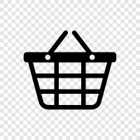 Einkaufsliste, Einkauf, OnlineShopping, OnlineWarenkorb symbol