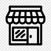 Shopping, Retail, Store, Department Store icon svg