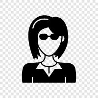 short hair women, short hair girl haircuts, short hair styles, short icon svg