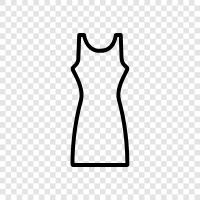 short mini dress, empire waist mini dress, Aline mini dress, mini dress icon svg