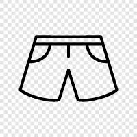 short skirts, short pants, summer shorts, beach shorts icon svg