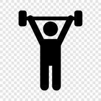 shoulder press, military press, shoulder exercises, exercises for the shoulder icon svg