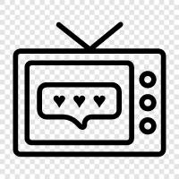 show, tv series, tv show, tv shows icon svg