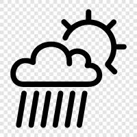 Shower Day, Heavy Rain Day, Rain Day, Spring Day icon svg