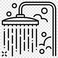 showering, bathing, bath, shower head icon svg