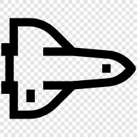 Shuttle, Space Shuttle Programm, Space Shuttle Mission, Space Shuttle Motor symbol