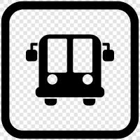 ShuttleBus, Flughafentransfer, Bus vom Flughafen, Flughafenbus symbol