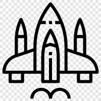 shuttle, space, NASA, space shuttle orbiter icon svg