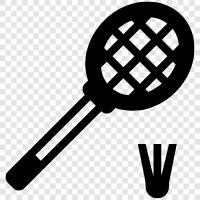 Shuttlecock, Racquet, Sport, Outdoor icon svg