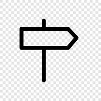 sign, street, post, outdoor icon svg