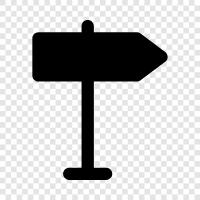 sign, signpost, directional, directional sign icon svg