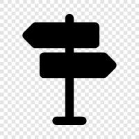 signpost, street sign, traffic sign, road sign icon svg