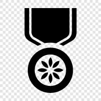 Silver, Bronze, Honor, Respect icon svg