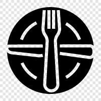 silverware etiquette, kitchen etiquette, utensils etiquette icon svg