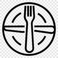 silverware etiquette, knife etiquette, forks etiquette, spoons etiquette icon svg