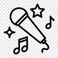 sing, sing in, singing, karaoke machine icon svg