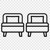 single beds, beds, single beds for sale, single beds for rent icon svg