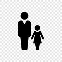 single parenting, single dads, single mom, fatherhood icon svg