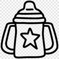 sippy cup, infant cup, drinking cup, feeding cup icon svg