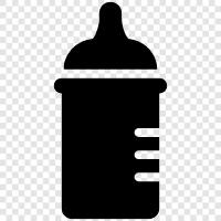 sippy cup, breastfeeding, bottle feeding, breast milk icon svg