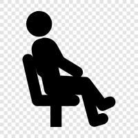 sitting, rest, recline, relax icon svg