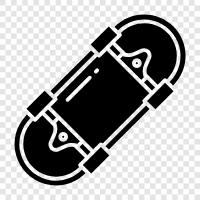 skateboarding, skatepark, skateboarding tricks, skateboarding tricks for beginners icon svg