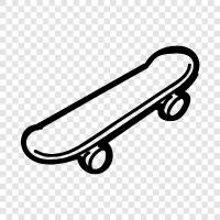 skateboarding, skateboarding gear, skateboarding tricks, skateboarding for beginners icon svg