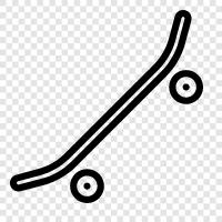 skateboarding, skateboarding tricks, skateboarding tricks for beginners, Skateboard icon svg