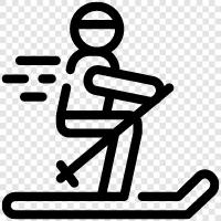 skiing, snowboarding, snowmobiling, tubing icon svg