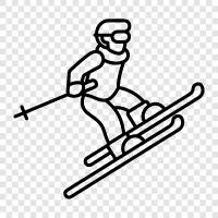 skiing, skiing equipment, skiing tips, skiing resorts icon svg