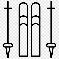 Kayak, kayak direkleri, kayak ekipmanları, kayak ipuçları ikon svg