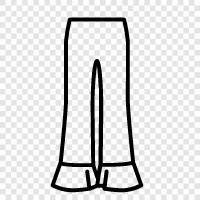 skinny, pants, skirts, dresses icon svg