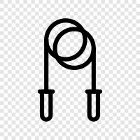 skipping rope, skipping, skipping rope exercises icon svg