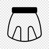 skirt, dresses, clothing, women icon svg