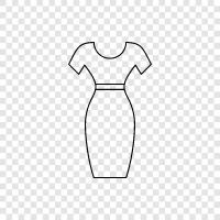 skirts, dresses, clothing, clothes icon svg