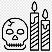 skull candles, death candles, skull candles for sale, death candles for sale icon svg