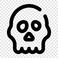 skull, death, bone, skeleton icon svg