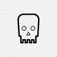 skull, skulls, death, death skull icon svg