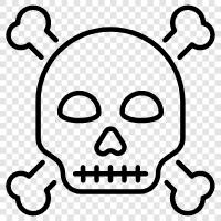 skull, pirate, black, pirate flag icon svg