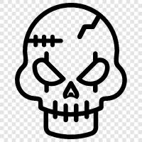 skull, death, bones, skeleton icon svg