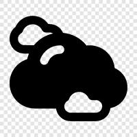 sky, overcast, precipitation, rain icon svg