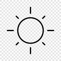 sky, day, sunbeam, sunrise icon svg