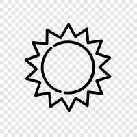 Himmel, Tag, Sonnenaufgang, Sonnenuntergang symbol