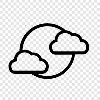 sky, overcast, rain, storm icon svg